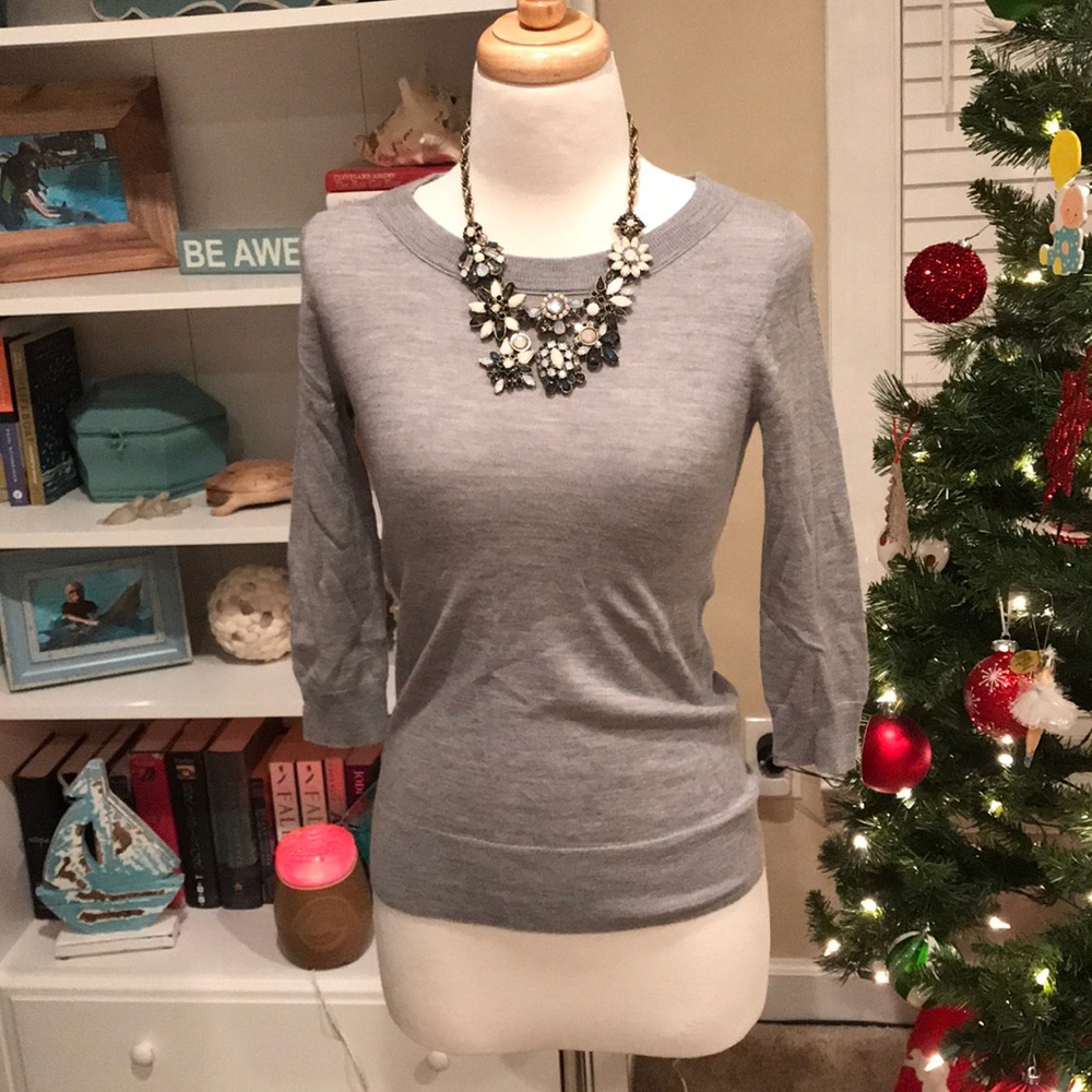 Jcrew grey top